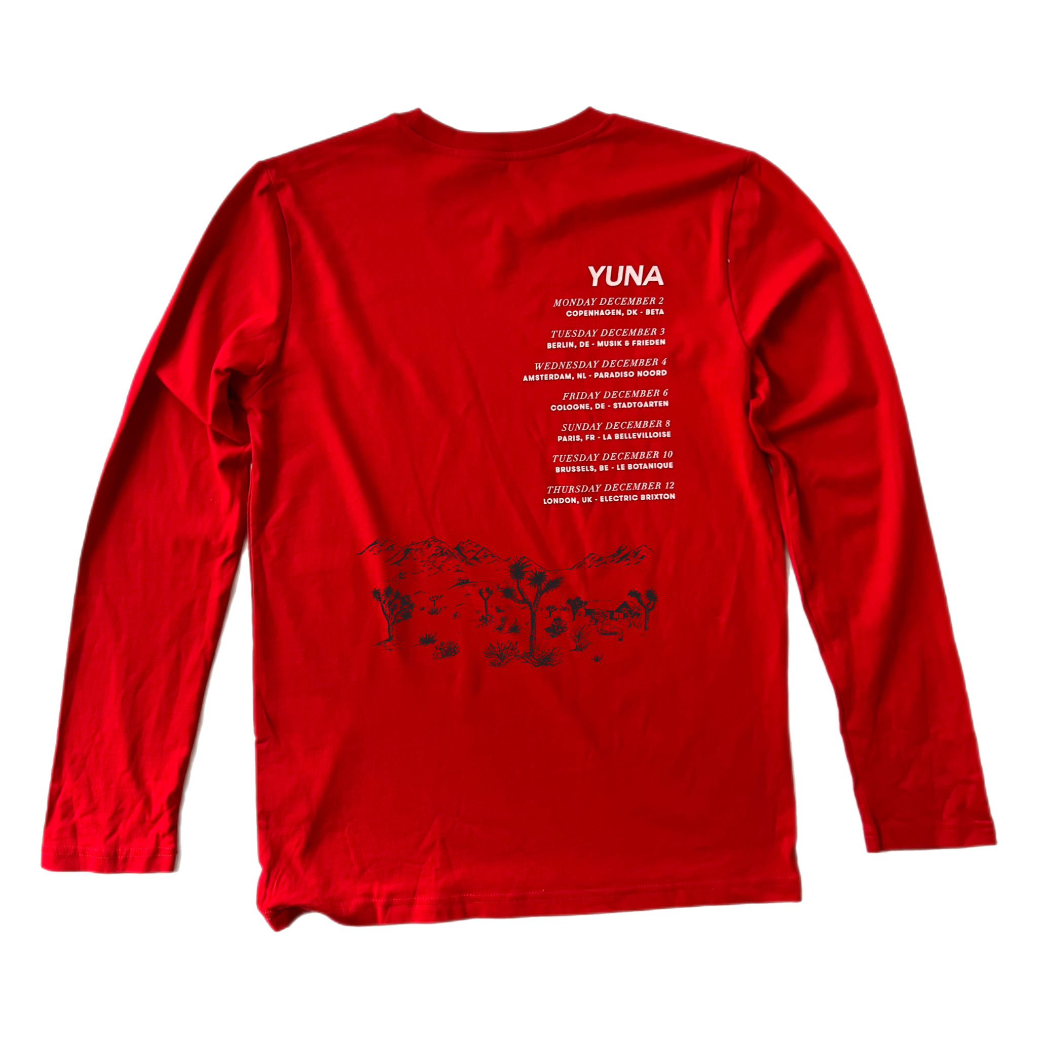 Reworked 2019 Yuna Rouge European Tour Long Sleeve Tee (LIMITED EDITION)
